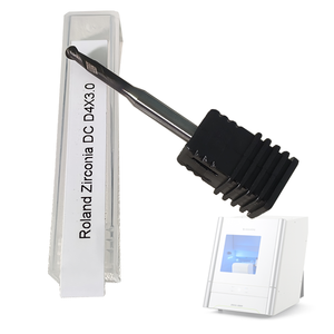 Fresa per Fresatrice Roland, Durevole, con Rivestimento Diamantato DC per Laboratorio Dentale, per Fresatura di Blocchi Metallici CAD/CAM, 1 2 0.6 0.8 mm - Product Image 3