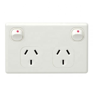 Hot Selling Au Standard <strong>Black</strong> Double GPO, Double <strong>Powerpoint</strong>, Wall Socket - Product Image 2