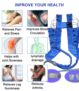 Appareil de pressothérapie professionnel 3 en <span class=keywords><strong>1</strong></span> pour le corps entier, avec <span class=keywords><strong>16</strong></span> chambres d'<span class=keywords><strong>air</strong></span> pour massage des bras, des jambes et des mains - Product Image 3