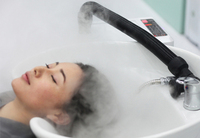 Appareil de soin capillaire pour spa, machine à vapeur pour cheveux, ozone pour spa capillaire et soin du visage à la vapeur