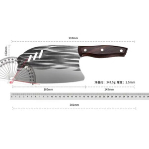 Cuchillo para cortar delfines, cuchillo para cabeza de pescado de punta redonda, cuchillo para cortar carne, cuchillo de cocina, cuchillo de chef, cuchillo Yangjiang - Product Image 3