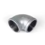 Coude de raccordement rainuré en fonte malléable de 2 pouces pour sprinkler basse pression FM, type à emboîtement pour alimentation en eau