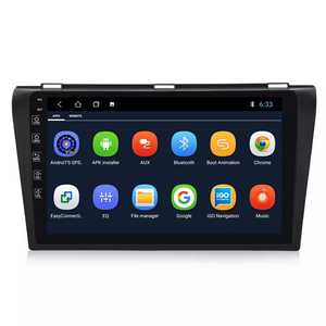 مشغل فيديو وراديو للسيارة بشاشة 9 بوصات يعمل بنظام أندرويد 10 رباعي النواة لسيارات مازدا <span class=keywords><strong>3</strong></span> 2004-2009 مع واي فاي ونظام ملاحة GPS وشاشة IPS وراديو RDS ونظام تحكم بالعجلة وبلوتوث - Product Image 3