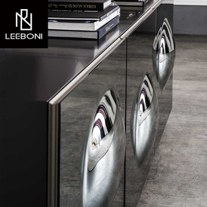 <span class=keywords><strong>Leon</strong></span> Muebles Alta Calidad Estilo Italiano Contemporáneo Alto Brillo Aparador Gabinete de Lujo - Product Image 5