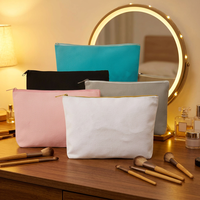 Sac de rangement cosmétique en toile à fermeture éclair de grande capacité Royal Fair pour femmes, léger, pliable, écologique, idéal pour les voyages