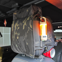 Sac de tête de lit tactique externe X-7 TACTIFLEX pour voiture, modèle 053, avec fermeture éclair, capacité 20-36L en polyester