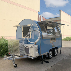 Remolque de Comida Móvil con Ahumador de Acero Inoxidable, Estación de Parrilla Totalmente Equipada para Servir Comida al Aire Libre - Product Image 1
