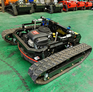 Hightop <span class=keywords><strong>New</strong></span> Power Tank mô hình ht800 chuyên nghiệp công nghiệp điều khiển từ xa Crawler Máy cắt cỏ 16hp 22hp Máy cắt cỏ - Product Image 3