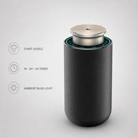 Diffuseur d'aromathérapie portable pour voiture en métal Maonoal M22B 15 ml - Machine de purification d'air à huiles essentielles multi-parfums fonctionnant sur batterie