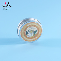 Pot en aluminium personnalisé imprimé sérigraphié, avec couvercle à vis, surface polie, estampage à chaud, pour shampoing, crème cosmétique, qualité alimentaire, direct usine