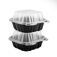 Vente en gros de récipients alimentaires jetables au micro-ondes Boîte à lunch 1/2/3 compartiments Emballage alimentaire à emporter en plastique pour restaurant