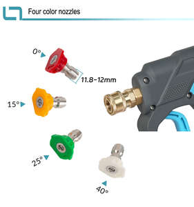 360 ° Pistola de Lavado a Presión Profesional - OEM/ODM <span class=keywords><strong>para</strong></span> Limpieza de Autos, Espuma, Lavado de Piezas - Product Image 6