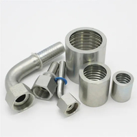 CE 00TF0 Embout de tuyau hydraulique haute pression R14 en acier inoxydable tressé en PTFE avec une qualité supérieure dans le système d'air
