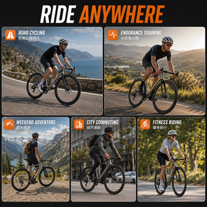 Bicicletta da Montagna WOWI in Lega di Titanio con <span class=keywords><strong>Cerchi</strong></span> in Fibra di Carbonio, Forcella, Sella Ergonomica, Cambio a Pollice, Design Leggero, Ruote Anteriori/Posteriori - Product Image 5