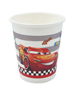 Vasos Desechables de Papel de 280 ml de la Serie <span class=keywords><strong>Disney</strong></span> Mickey Minnie McQueen <span class=keywords><strong>Frozen</strong></span>, Diseño de Dibujos Animados, Bonitos para Fiestas - Product Image 1
