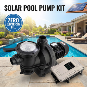 Bombas de Piscina Solares de Corriente Continua de 24 V, Bomba de Filtro de Agua <span class=keywords><strong>Solar</strong></span> para Piscina, <span class=keywords><strong>Kit</strong></span> de Sistema de Bomba <span class=keywords><strong>Solar</strong></span> para Piscina con Controlador - Product Image 1