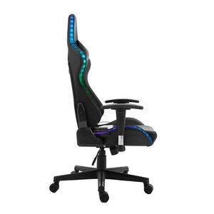 <span class=keywords><strong>Silla</strong></span> <span class=keywords><strong>Gamer</strong></span> de Carreras para Computadora con Masaje, LED RGB, Reposacabezas y Soporte <span class=keywords><strong>Lumbar</strong></span> - Product Image 3