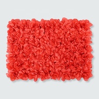 Mur de fleurs artificielles en soie en gros pour mariages, panneaux muraux de fleurs d'hortensia artificielles, accessoires de décoration pour vitrines de centres commerciaux