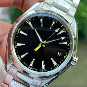 นาฬิกาข้อมือผู้ชายคุณภาพสูง ดีไซน์หรูหรา กันน้ำ เรืองแสง พร้อมปฏิทิน สายนาฬิกาแบบพิเศษ กลไก 8500 คล้ายโอเมก้า - Product Image 5