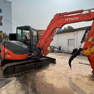 Excavatrice Hitachi ZX55 5,5 tonnes, excavatrice d'occasion HITACHI ZX55U, excavatrice Hitachi ZX50 d'origine pour le creusement, certifiée CE - Product Image 1