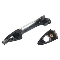 Poignée de porte argentée / Loquet de porte de voiture 82651-4X000 Poignée de porte extérieure avant gauche adaptée à KIA K2 2012 / RIO 2012 Chromée