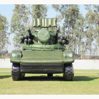 Modèle de char gonflable de haute qualité, char Panzer gonflable, mascotte pour la publicité, taille et couleur personnalisées