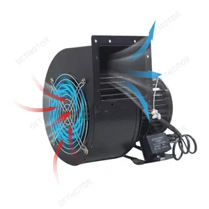 Ventilador centrífugo personalizado de alta eficiencia, ventilador centrífugo de CC, Motor eléctrico, ventilador centrífugo de accionamiento directo comercial
