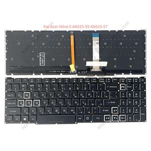 Nuevo Teclado retroiluminado RU RGB para <span class=keywords><strong>Acer</strong></span> <span class=keywords><strong>Nitro</strong></span> <span class=keywords><strong>5</strong></span>, 2, 1, 2, 2, 3, N20C1, Predator Helios 300, <span class=keywords><strong>5</strong></span>, 2, 2, 1, 2, 1, 2, 2, 2, 2, 4, 2, 4, 4, 4, 4, <span class=keywords><strong>5</strong></span>, - Product Image 1