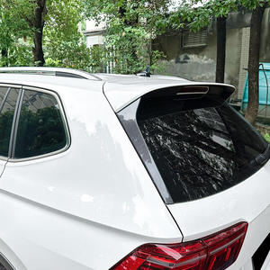 Para VW <span class=keywords><strong>Tiguan</strong></span> MK2 2017 2018 2019 2020 2021 2022 2023 coche ventana trasera alerón lateral Canard Canards divisor pegatinas - Product Image 3