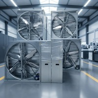 Ventilateur d'évacuation à pression négative personnalisable résistant à la corrosion pour serre
