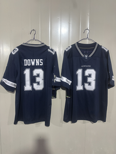 Groothandel 2026 Nieuwe Dallas # 13 Caleb Downs voetbalshirts # 4 Prescott # 88 Lam 3 # Pickens gestikte American football shirts 100% - Product Image 6