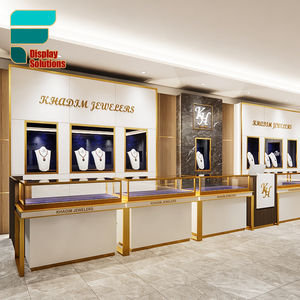 제조업체 직판 비용 절감 유리 보드 캐비닛 스탠드 맞춤형 보석 진열장 가구 보석 진열 유닛 - Product Image 1