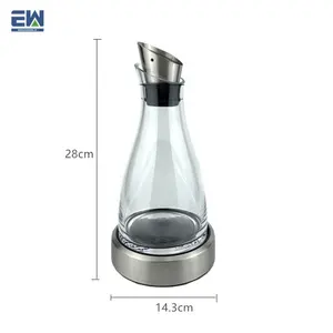 Huishoudelijke Karaf & Mok Warmer Drinkglaswerk Waterkoelkruik Met Koude Ijspad Koffiekaraf Voor Thuisgebruik