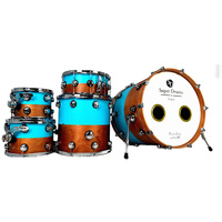 Batterie de tambours en bouleau professionnelle - Super Dragon Drums Jazz Drum Kit, ensemble de 5 tambours