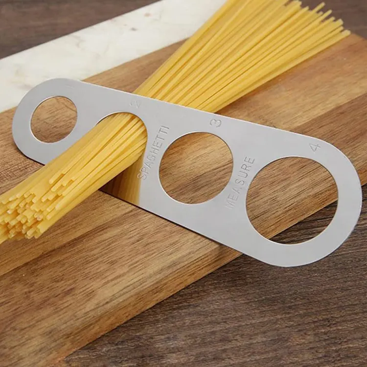 Paslanmaz çelik spagetti Measurer aracı hızlı makarna ölçme aracı