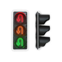 Boîtier en magnésium de 300mm U-Turn Vehicle Roadway Safety Traffic Signal Light