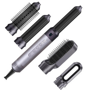High Speed <b>5</b> <b>In</b> <b>1</b> Ionic High Speed Hair Dryer Brush Blow Dryer <b>Hot</b> <b>Air</b> Brush Fluffy Hair Styling Tools Hair Dryer <b>Air</b> <b>Styler</b> - Product Image 1