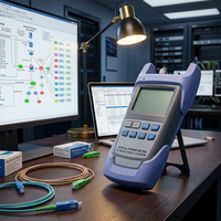 SKYLYNN OPM-3215 Source de lumière optique portable FTTH OPM Mini laser PON Compteur de puissance