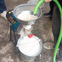 Moulin Électrique Multifonctionnel pour Arachides Humides et Sèches, Machine à Beurre d'Arachide, Moulin à Farine de Riz, Maïs, Lait de Soja, Arachides, Moulin Électrique Sec et Humide