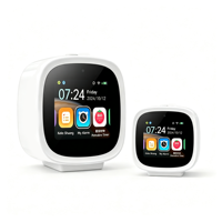 Nouvelle Horloge IA 2026 avec Écran Tactile - Haut-parleur WiFi BT, Assistant d'Étude pour Étudiants, Système d'Exploitation Android, Chargement Type-C, Analyse de Santé IA