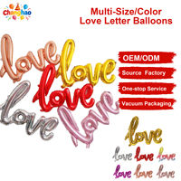 Ballons en aluminium 4D Cœur Connecté Créatifs – Décoration Écologique pour la Saint-Valentin, Pâques, Remise de diplôme, Mariage et Anniversaire