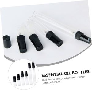 Wholesale 2ml 3ml 5ml 10ml Small Empty <b>Spray</b> Refillable Tester Travel Slim Glass Screen Printed Sample <b>Perfume</b> <b>Bottle</b> Screw Cap - Product Image 3