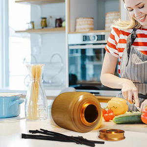 Pot à thé en bambou traditionnel et boîte cadeau, grand tube de rangement, thé en pierre, emballage scellé, fait à la main, écologique, personnalisation - Product Image 3