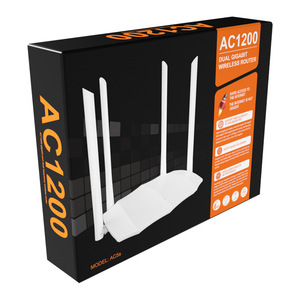 เท็น <span class=keywords><strong>AC5</strong></span>เราเตอร์ AC5S เวอร์ชันภาษาอังกฤษเราเตอร์ไร้สาย Wi-Fi แบนด์อัจฉริยะ1200Mbps 4 * 5dBi - Product Image 1
