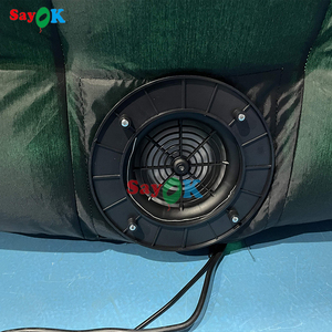 Sayok เต็นท์ทรงกล้องพร้อมเครื่องเป่าลมสำหรับโฆษณาแบบพับได้สีดำ11.5x9.2x8.2ft - Product Image 5