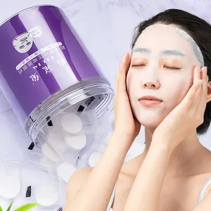 Gecomprimeerde Masker Vel Non-woven Wegwerp Diy Cosmetica Gezichtsverzorging Eye Neus Zijde Gezichtsmasker