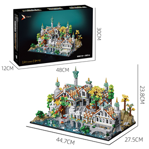 Plastique compatible transfrontalier pour <span class=keywords><strong>le</strong></span> modè<span class=keywords><strong>le</strong></span> <span class=keywords><strong>de</strong></span> construction <span class=keywords><strong>de</strong></span> la maison 66147 The Last Homely House, jouet cadeau - Product Image 1