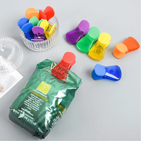 Clips magnétiques en plastique personnalisés SL pour sacs, clips de rangement en plastique, clips magnétiques pour réfrigérateur, clips pour mémos en papier avec logo personnalisé