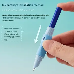 Vente en gros de <span class=keywords><strong>stylo</strong></span> <span class=keywords><strong>plume</strong></span> effaçable à chaud pour enfants de 0.38mm pour apprendre et écrire à l'école, au bureau et aux finances - Product Image 4