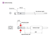 Capteur de détection de cylindre pour machine-outil CNC Makinopc, interrupteur de proximité magnétique NPN 12V normalement ouvert, rouge, pour automatisation stable